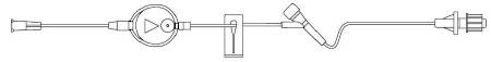 B. Braun IV Extension Set FilterFlow® 7 Inch Tubing With Filter - Case of 50 - 473061-CS