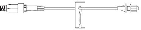 B. Braun IV Extension Set Ultrasite® Needle-Free Port Small Bore 8 Inch Tubing Without Filter - Case of 50 - 470011-CS