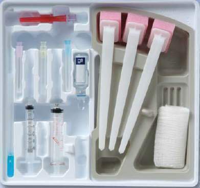 BD Spinal Anesthesia Tray 25 Gauge 3.5 Inch L - Case of 10 - 405672-CS