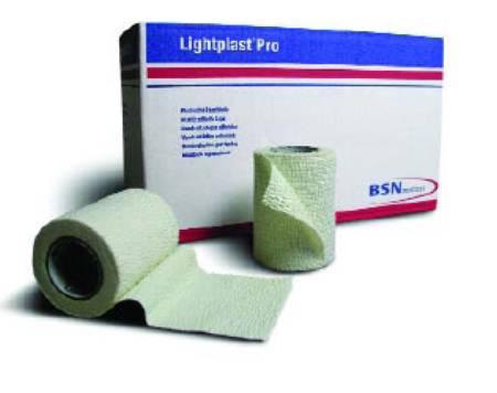 BSN Medical Elastic Tape Lightplast® Pro White 3 Inch X 5 Yard Cotton / Spandex / Adhesive NonSterile - Case of 16 - 76955-CS