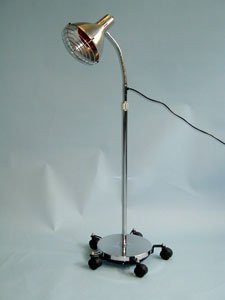 Brandt Industries Infra-Red Lamp Floor Standing Infra-Red Bulb 175 Watt Chrome - Each - 51153-EA