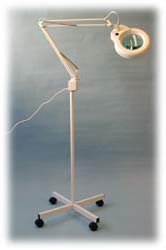 Brandt Industries Magnifying Lamp Mobile Base White - Each - 43144WH-EA