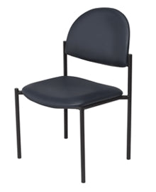 The Brewer Company Side Chair 1250 Series Slate / Yacht Blue Without Armrests Poly-Foam Upholstery - Each - 1250-SP-NEO26-EA