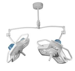 Burton Medical Products Diagnostic Light AIM-50® Dual Ceiling Mount Halogen 50 Watt White - Each - A50DC-EA