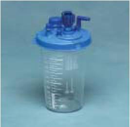 Cardinal Rigid Suction Canister Medi-Vac® Guardian™ 1200 mL Sealing Lid - Each - 65651-100-EA