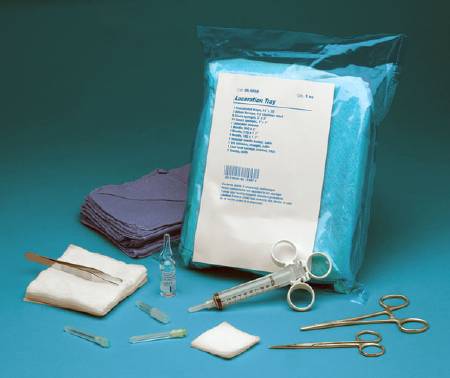 Cardinal ER Laceration Tray Presource® Sterile - Case of 20 - ACS-S-LAC2-CS