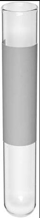 DWK Life Sciences LLC Kimble® Mark-M™ Test Tube Round Bottom Plain 12 X 75 mm 5 mL White Without Closure Glass Tube - Case of 1000 - 60B12BZW-CS