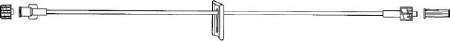 Advanced Medical Systems IV Extension Set Vygon Ultra Micro Bore 60 Inch Tubing Without Filter - Case of 100 - AMS-467C-CS