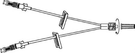 Advanced Medical Systems IV Extension Set Micro Bore 4 Inch Tubing - Case of 50 - SS-885-2-CS