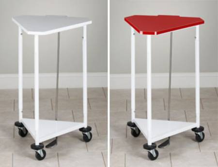 Clinton Industries Hamper Stand Clinton™ Rolling Triangular Opening Foot Pedal Tilt-Top Lid - Each - H-43-EA