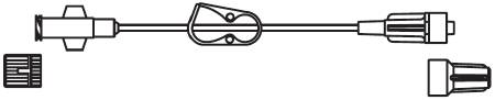 Codan US Corp IV Extension Set Codan for Kids™ Mini Bore 14 Inch Tubing Without Filter - Case of 50 - BC505-CS