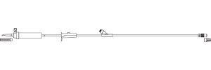 Codan US Corp Primary IV Administration Set LightSafe® Gravity 1 Port 20 Drops / mL Drip Rate With Filter 87 Inch Tubing - Case of 50 - LS415N-CS