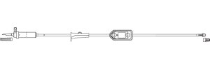 Codan US Corp Primary IV Administration Set I.V.STAR® Gravity Without Ports 20 Drops / mL Drip Rate With Filter 64 Inch Tubing - Case of 50 - A602-CS