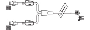 Codan US Corp IV Extension Set Codan® Mini Bore 7 Inch Tubing Without Filter - Case of 50 - BC554-CS