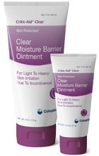 Coloplast Skin Protectant Critic-Aid® Clear 4 Gram Individual Packet Scented Ointment CHG Compatible - Case of 300 - 7565-CS