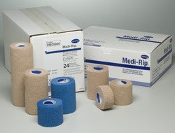 Hartmann Cohesive Bandage Medi-Rip® 6 Inch X 5 Yard Self-Adherent Closure Tan NonSterile Standard Compression - Case of 48 - 25600000-CS