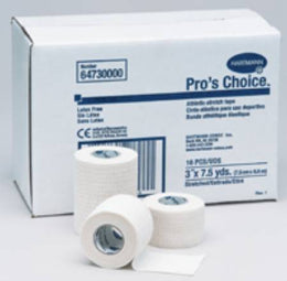 Hartmann Athletic Tape Pro's Choice® Adhesive White 1-1/2 Inch X 7-1/2 Yard Cotton / Polyester NonSterile - Case of 32 - 64710000-CS