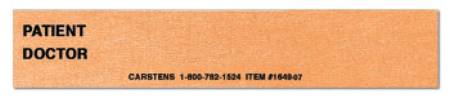 Carstens Identification Card Medsav Solutions® - Pack of 100 - 1649-07-PK