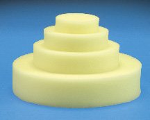 DeRoyal Head Positioner Donut 9 OD X 4-1/2 ID X 2 H Inch Foam Freestanding - Case of 36 - M10-090-CS