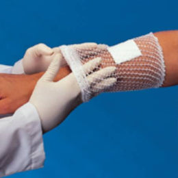 Gentell Elastic Net Retainer Dressing Surgilast® Tubular Elastic 10 Yard Size 5 White Small Head / Shoulder / Thigh NonSterile - Each - GL722-EA