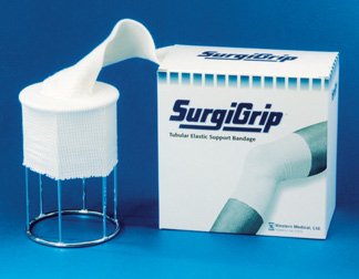 Gentell Elastic Tubular Support Bandage Surgigrip® 8 Inch X 11 Yard Medium Trunk Pull On White NonSterile 8 to 12 mmHg - Each - GLK10-EA