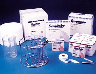 Gentell Tubular Retainer Dressing Surgitube® Cotton 1-1/2 Inch X 10 Yard Size 3 White Hand / Foot / Lower Leg / Shoulder NonSterile - Case of 96 - GL310W-CS