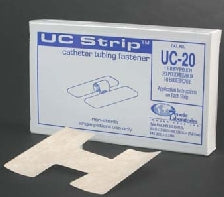 Gentell Catheter Holder UC Strip® One-Piece, Flexible, Adhesive - Box of 20 - UC20-BX