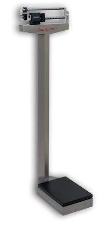 Detecto Scale Column Scale with Height Rod Detecto® Balance Beam Display 400 lbs. Capacity Gray Analog - Each - 439S-EA