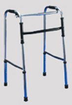DJO Single Release Walker Adjustable Height ProCare® Aluminum Frame 300 lbs. Weight Capacity 32 to 40 Inch Height - Each - 79-91090-EA