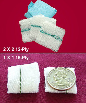First Aid Gauze Sponge Fabco® ORS® 2 X 2 Inch 10 per Pouch Sterile 12-Ply Square - Case of 500 - 34440210-CS
