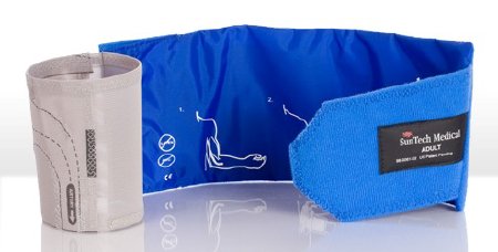 Florida Medical Sales Reusable Blood Pressure Cuff Orbit™ 32 to 44 cm Arm Nylon Cuff Large Adult Cuff - Each - 98-0061-03-EA