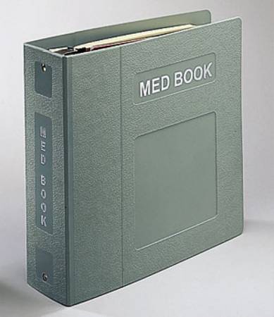 First Healthcare Products Binder First Healthcare 3 Ring Teal 400 Sheets Side Opening - Each - M115400-27-EA