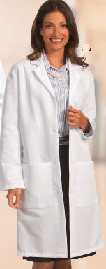 Fashion Seal Uniforms Lab Coat White X-Large Knee Length Reusable - Each - 415-XL-EA