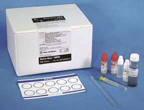 Fisher Scientific Sexual Health Test Kit Sure-Vue® RPR Syphilis Screen 100 Tests CLIA Non-Waived - Pack of 100 - 23038009-PK