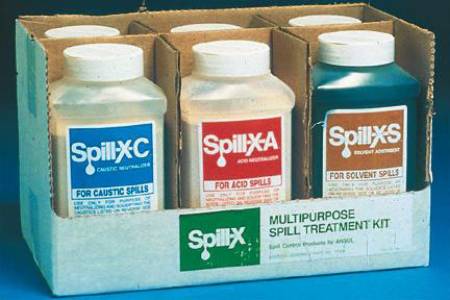Fisher Scientific Spill Control Agents Refill Kit Spill-X® - Pack of 6 - 172003-PK