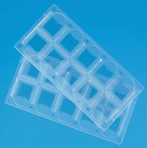 Fisher Scientific Urine Sedimentation Test Slide Fisherbrand® Decislide 0.005 Inch D, Acrylic, Integrated Coverslip, 10 Test Slide - Pack of 100 - 14-377-259-PK