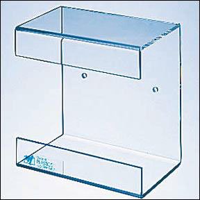 Fisher Scientific Wipe Dispenser Fisherbrand™ Clear Acrylic Manual 1 Box Surface Mount - Each - 0666651-EA