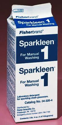 Fisher Scientific Laboratory Detergent Sparkleen™ 1 3.25 lbs. Carton Powder Unscented - Each - S701101-EA