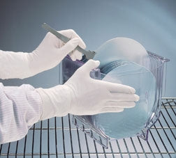 Fisher Scientific Cleanroom Glove Kimtech Pure® G3 Size 6.5 Nitrile White 12 Inch Beaded Cuff Sterile Pair - Case of 200 - 19149857A-CS