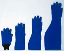 Fisher Scientific Cryogenic Glove Tempshield® Cryo-Gloves® Size 10 Water Resistant Material Blue 13.5 to 15.25 Inch Straight Cuff NonSterile - Pair - 11394200-PR