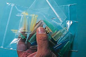 Fisher Scientific Reclosable Sample Bag Fisherbrand™ 5 X 8 Inch Polyethylene Clear Zipper Closure - Case of 10 - 01816D-CS