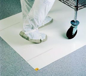 Fisher Scientific Adhesive Floor Mat CleanStep™ 18 X 36 Inch White Polyethylene - Case of 8 - 19166850-CS