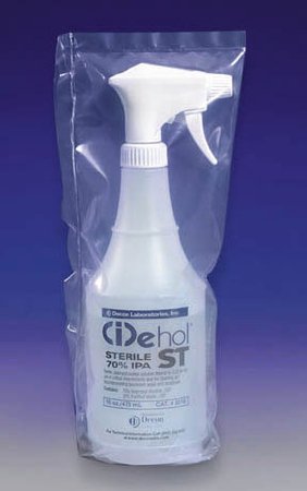 Fisher Scientific CiDehol® ST Surface Disinfectant Cleaner Alcohol Based Pump Spray Liquid 16 oz. Bottle Alcohol Scent Sterile - Case of 12 - 0435558-CS