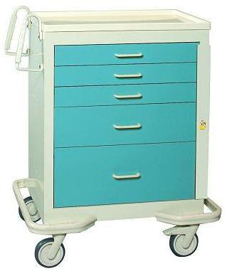 Future Health Concepts Emergency Cart Standard Series 32 X 39.75 X 25 Inch Blue / Gray 3 Drawers, 3 Inch / 2 Drawers, 6 Inch / 1 Drawer, 9 Inch / 24 Inch Drawer Space - Each - MPMBT-524-BG-EA