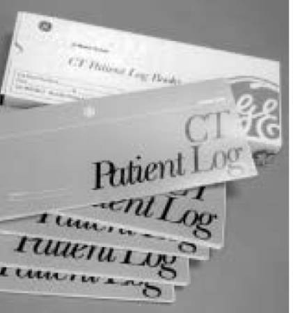 GE Healthcare Patient CT Logbooks GE CT - Box of 5 - E8100JJ-BX