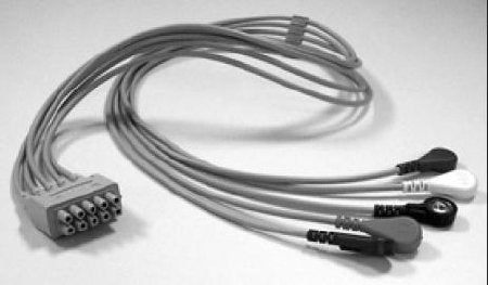 Vyaire Medical Leadwire Set 29 Inch, Snap, 5 Lead, Group, Multi Link GE Eagle, Solar, Dash 2000 Monitors, Tram - ST/1 - 411202-001-ST