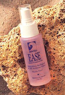 Gentell Deodorizer Ease Liquid 2 oz. Bottle Rose Scent - Case of 24 - GEN-21000C-CS