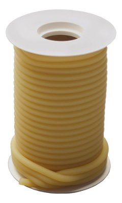 Graham-Field General Use Connector Tubing 50 Foot Length 0.125 Inch I.D. NonSterile Without Connector Amber Smooth OT Surface Natural Latex Rubber - Roll of 1 - 3931 38-RL