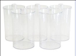 Graham-Field Sundry Jar Plastic Clear - Case of 5 - 3453-CS
