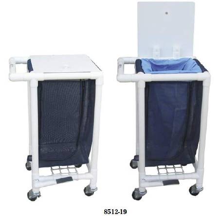 Graham-Field Single Hamper with Bag Lumex® 4 Casters 28 gal. - Each - 8512-19-EA